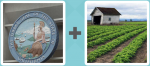 Pictoword Brands level 25 - State Emblem Badge California Farm Holding Plot Grow