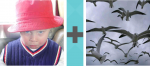 Pictoword Games level 8 - Sulk Sad Baby Boy Hat Birds Gulls Flying